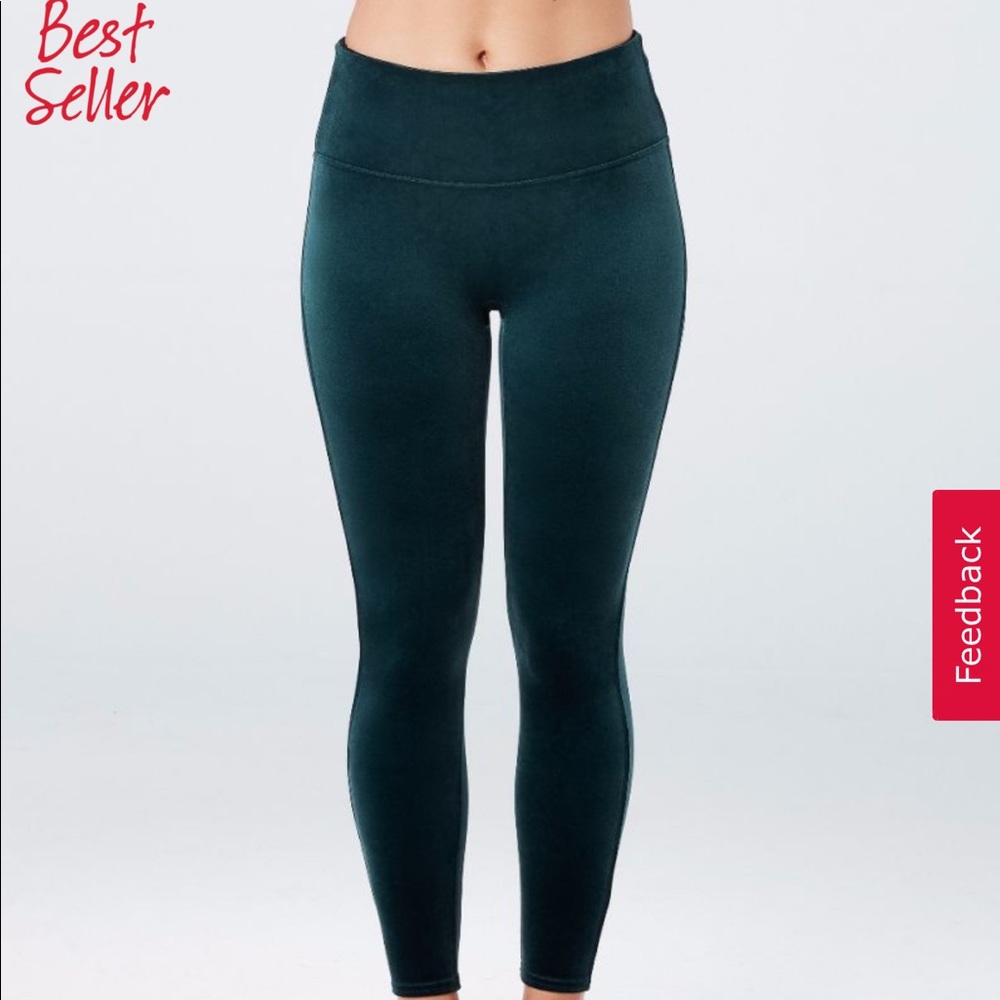 Green Velvet Spanx